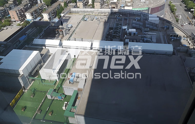 馬鞍山金鷹天地廣場(chǎng)裙房屋面設(shè)備降噪1 馬鞍山金鷹天地廣場(chǎng)裙房屋面設(shè)備降噪1